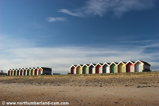 Beach Huts.