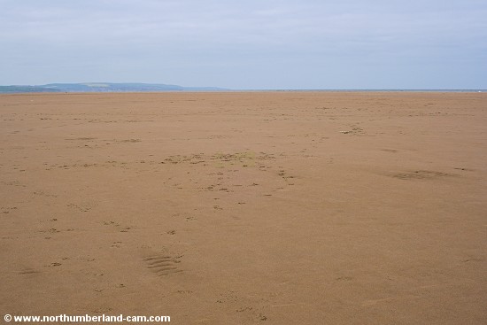 View north along the sands.